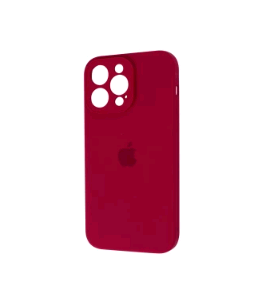 Silicone Case Full Camera Protective (AA) для iPhone 14 Pro Max (Rose red)-0